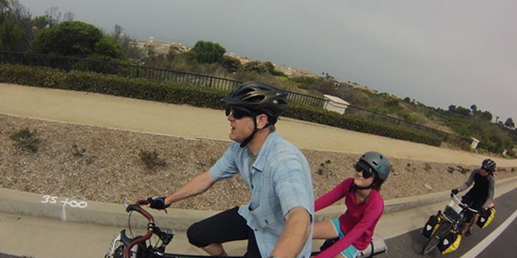 happy family in front of new home Palos Verdes Estates