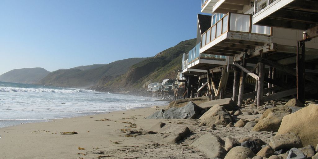 luxury house in Malibu beach